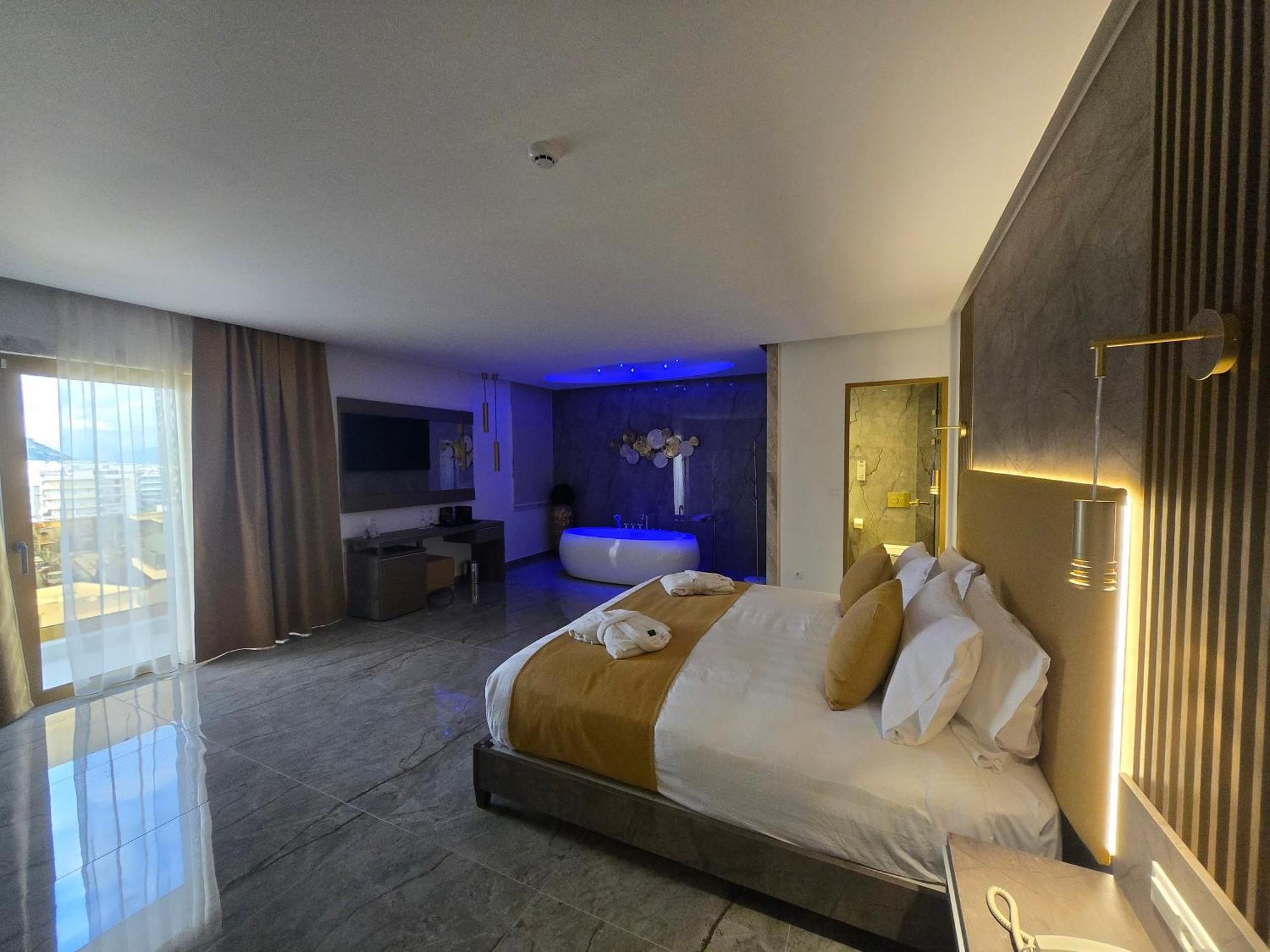 Rhodos Horizon Boutique-Adults Only Aparthotel Rhodes City Kamer foto